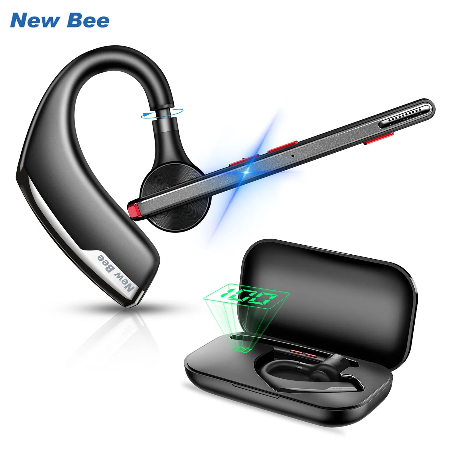 Type C Wired Earphones With Mic - New Bee-auriculares inalámbricos M51, cascos con