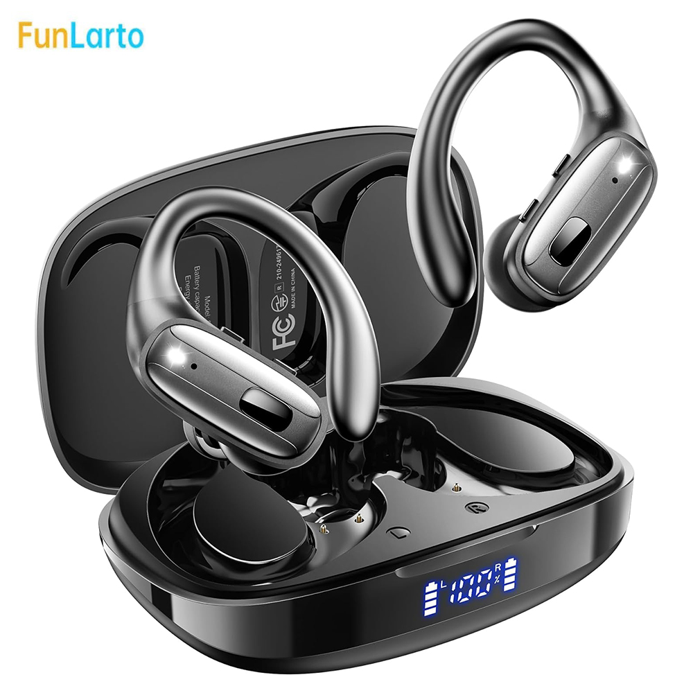 Type C Wired Earphones With Mic - Auriculares deportivos Bluetooth 5,3, auriculares inalámbricos