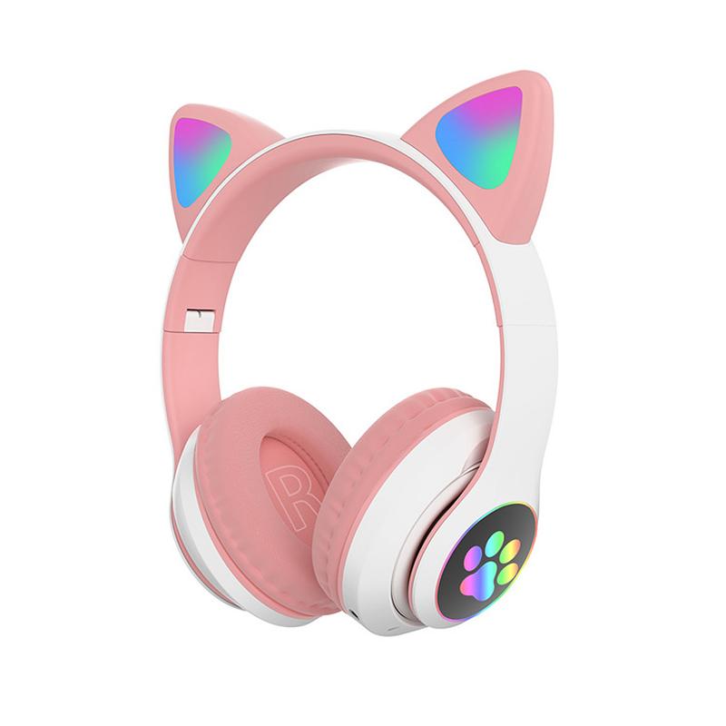 Cat Ear Bluetooth Headset Led - Audífonos con Orejas de Gato, Bluetooth
