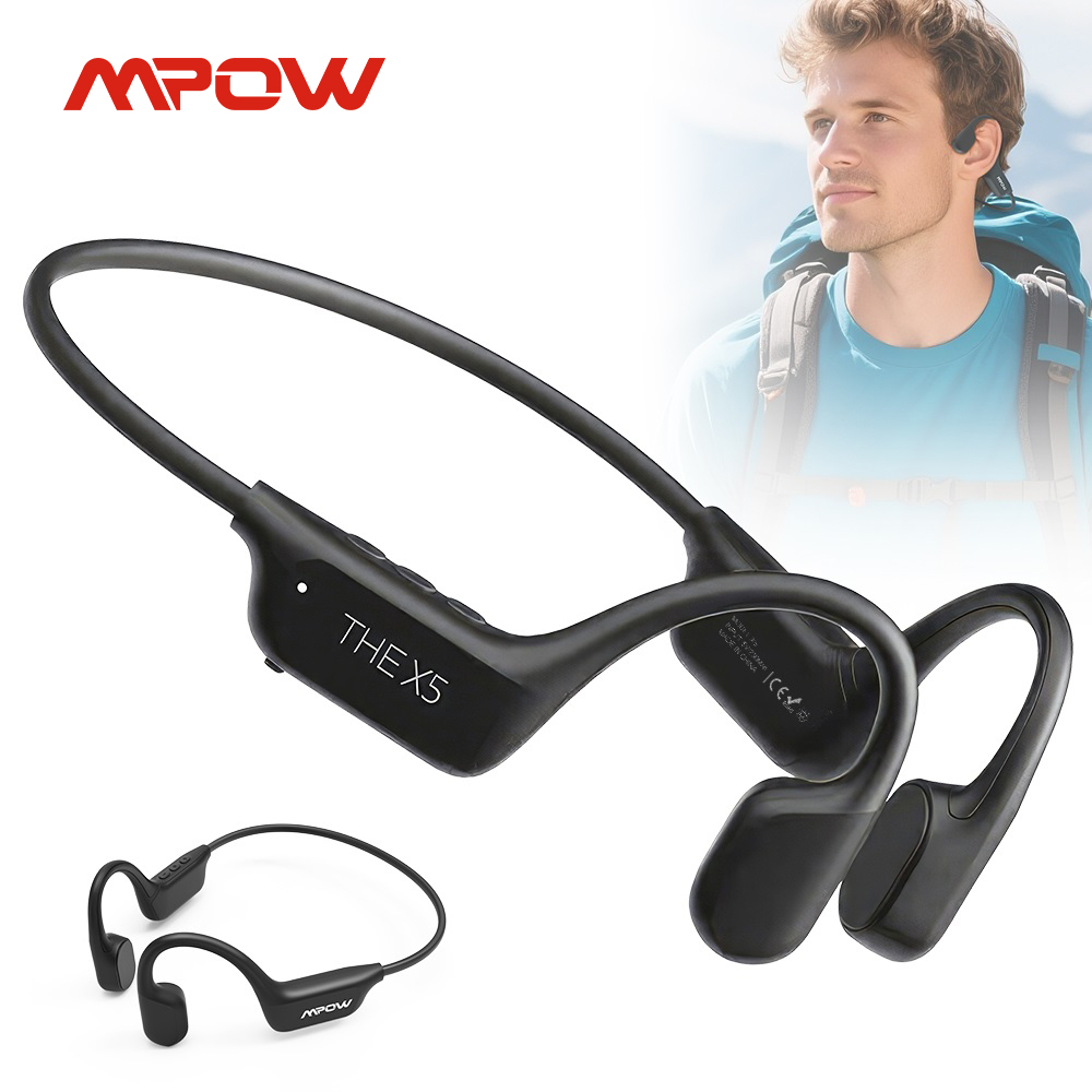 Bone Conduction Running Headphones - Auriculares de Conducción Ósea Mpow X5,