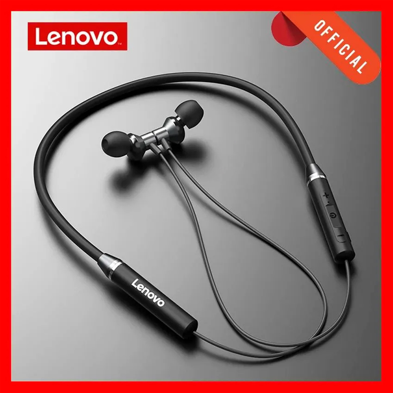 Magnetic Neckband Sports Earphones - Auriculares Bluetooth Lenovo, Impermeables, Calidad de