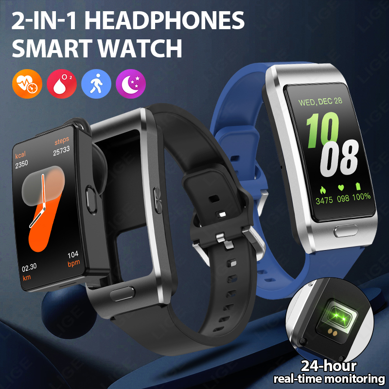 Tws Earbuds Bluetooth 5.3 - Nuevo reloj inteligente LIGE con auriculares