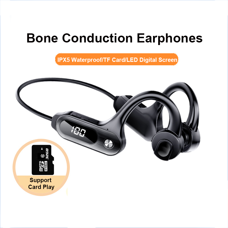 Bone Conduction Running Headphones - Auriculares de conducción ósea con Bluetooth