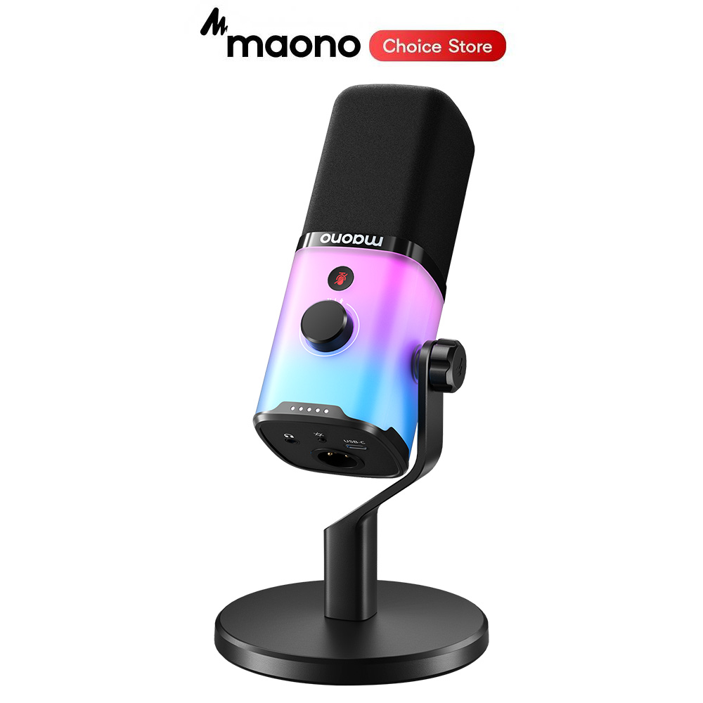 Gaming Headset With Mic Rgb - MAONO-micrófono dinámico PD100X para juegos, USB/XLR