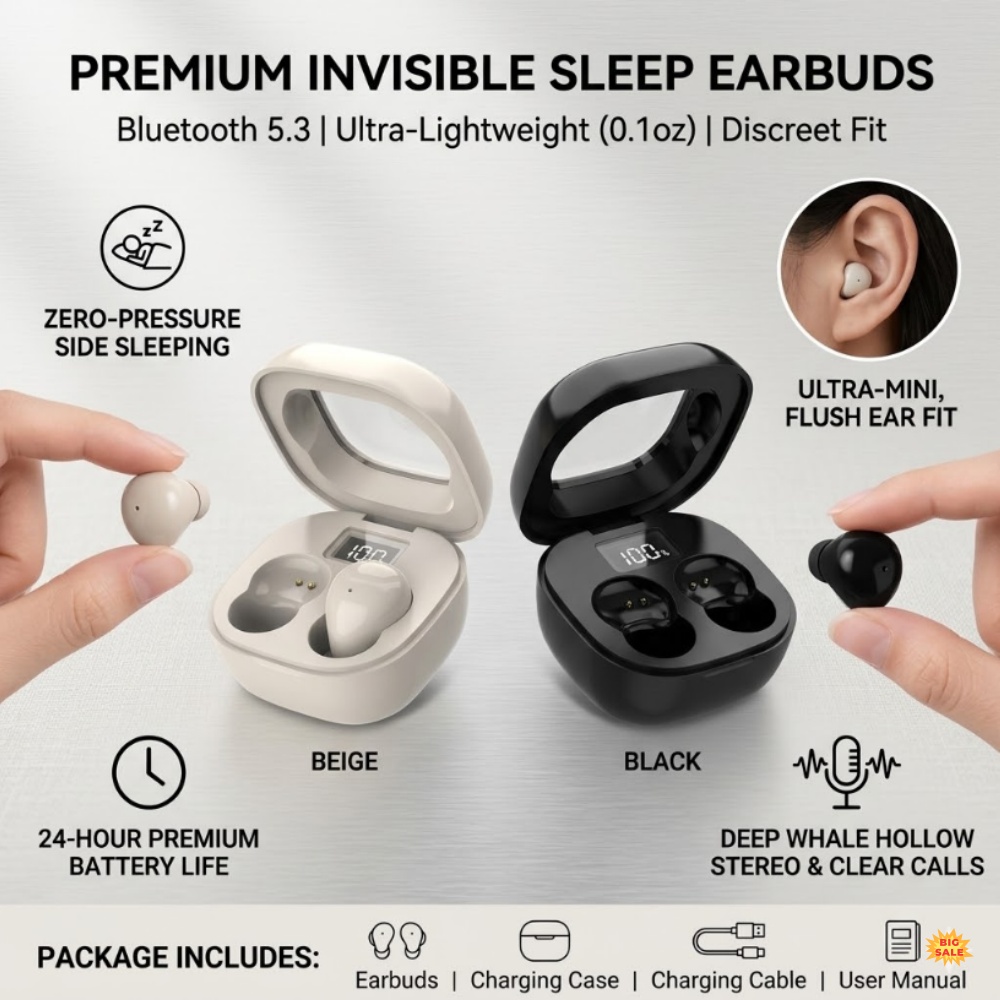 Tws Earbuds Bluetooth 5.3 - Audífonos Inalámbricos TWS Ultra Pequeños, Bluetooth