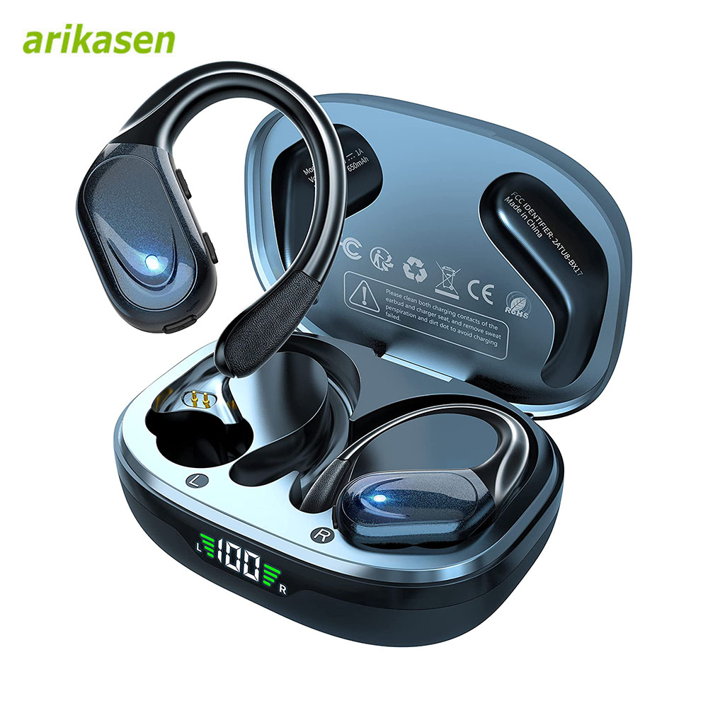 Anc Wireless Over Ear Headphones - Auriculares inalámbricos deportivos Bluetooth 5,3 con