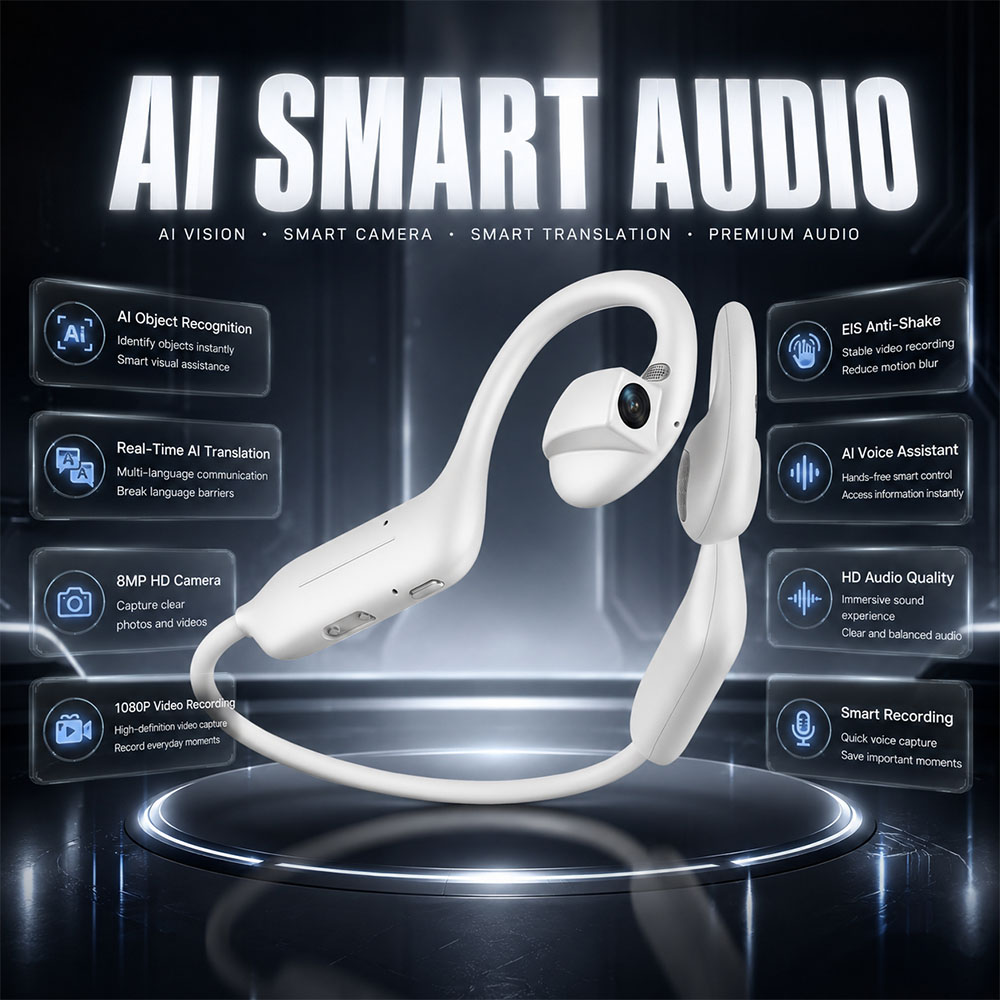Headphones - NUEVOS Auriculares Bluetooth UHD 1080P con