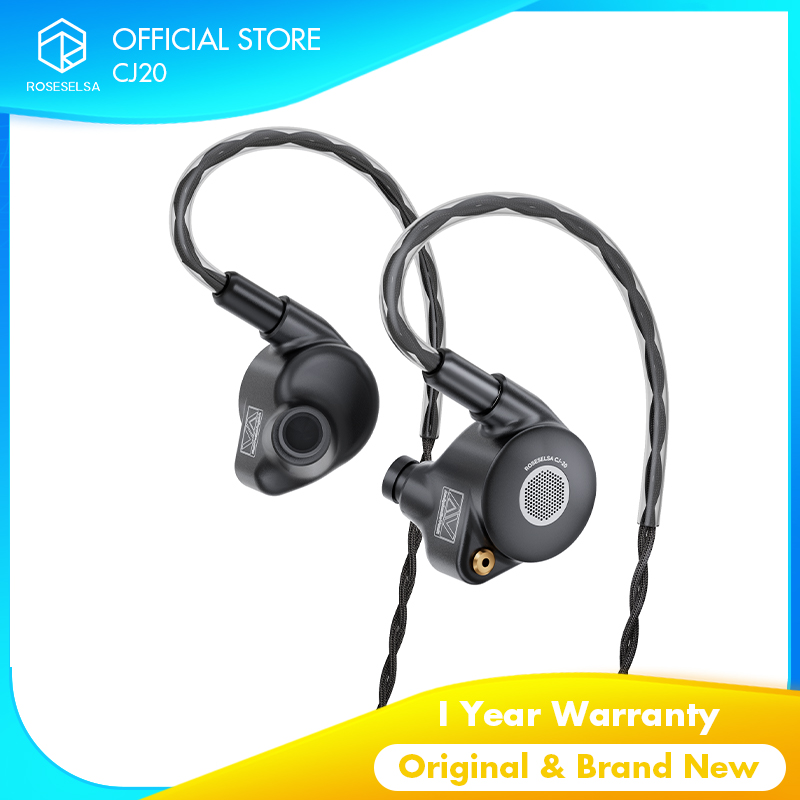 Planar Magnetic Iem Earphones - ROSESELSA X AAV CJ20 Auriculares Intrauditivos