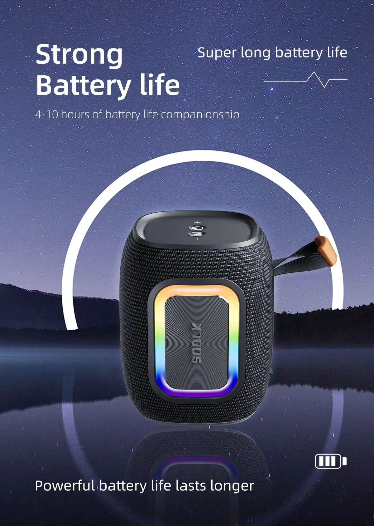 Portable Bluetooth Speaker Waterproof Ipx7 - Altavoz Bluetooth SODLK T26 Mini, Portátil,