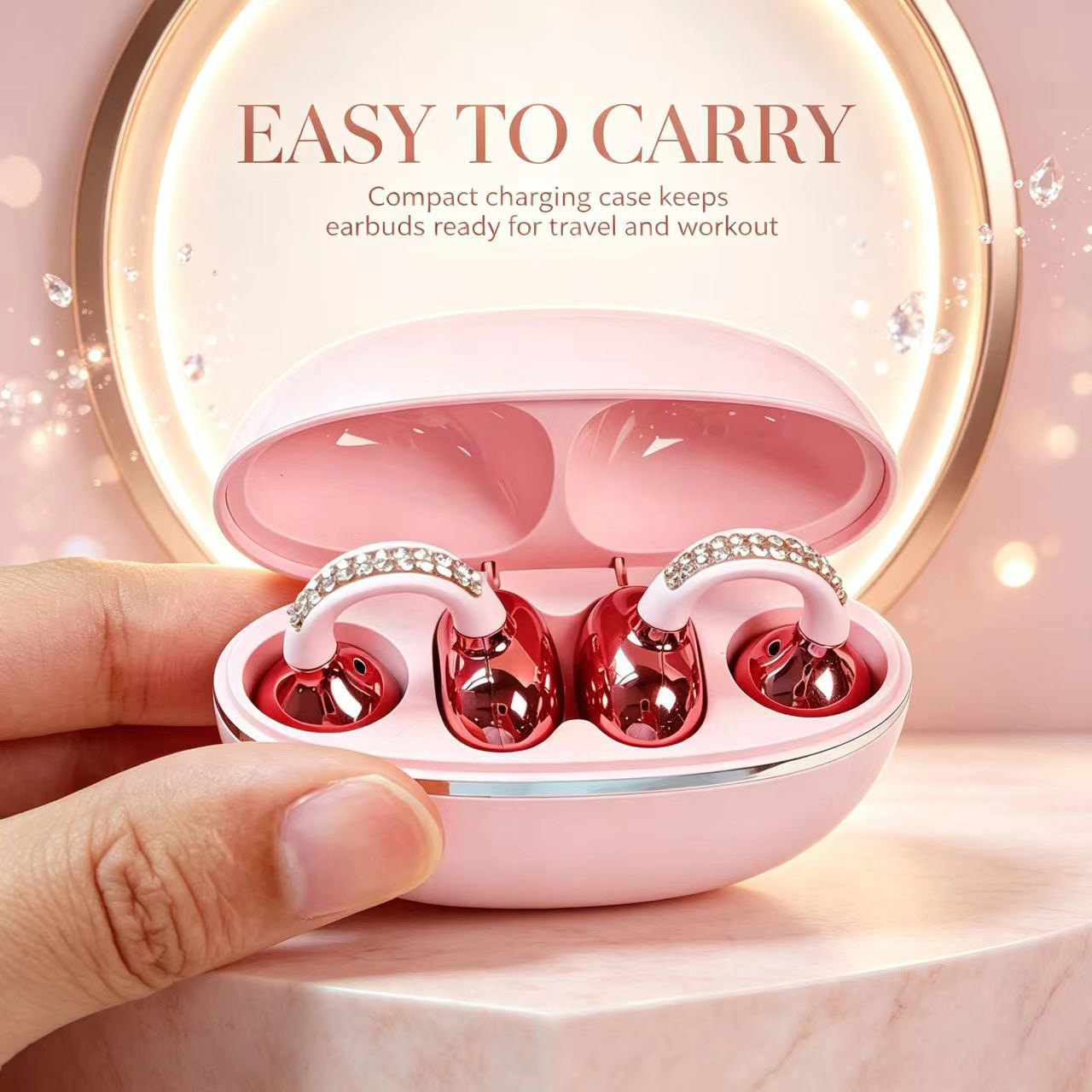 Auriculares inalámbricos con c - Open Ear Air Conduction Headphones reseña y precio