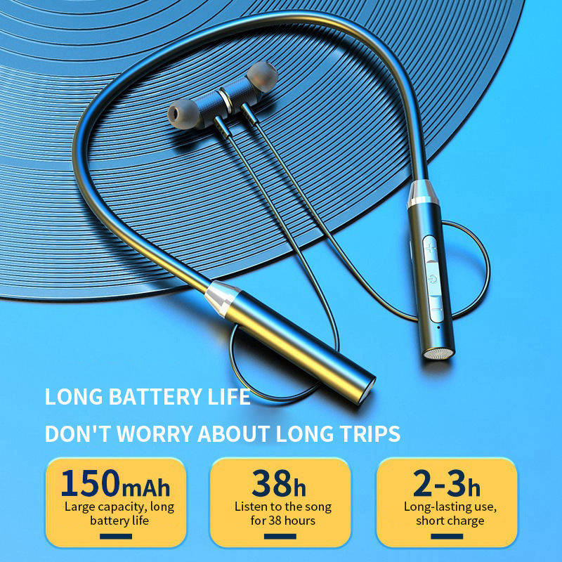 Auriculares inalámbricos con B - Magnetic Neckband Sports Earphones reseña y precio