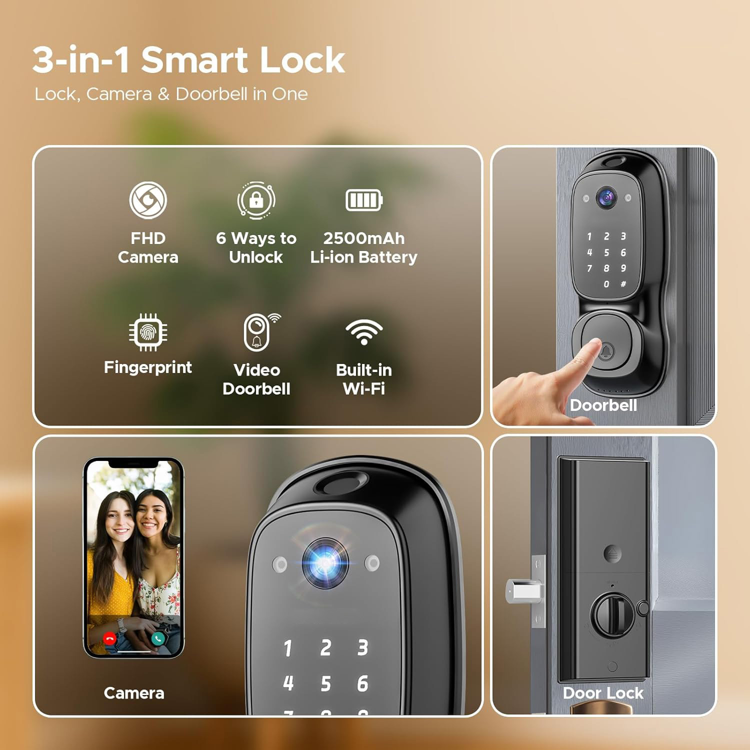 Cerradura Inteligente para Pue - Cameras reseña y precio
