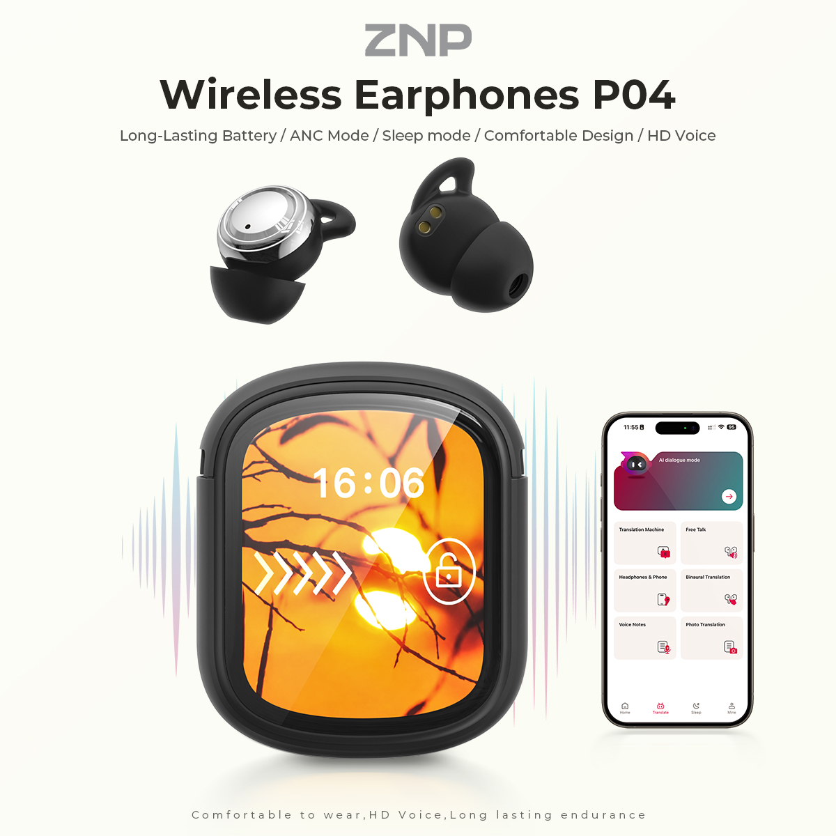 Audífonos ZNP P04 para Dormir  - Headphones reseña y precio