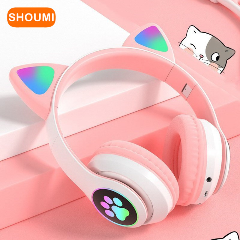 Auriculares LED parpadeantes c - Cat Ear Bluetooth Headset Led reseña y precio