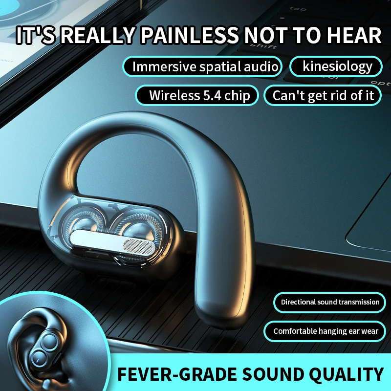 Auriculares inalámbricos con B - Open Ear Air Conduction Headphones reseña y precio