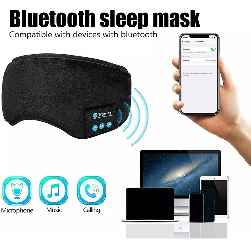 Antifaz 3D con Auriculares Blu - Sleep Mask Headphones Bluetooth reseña y precio