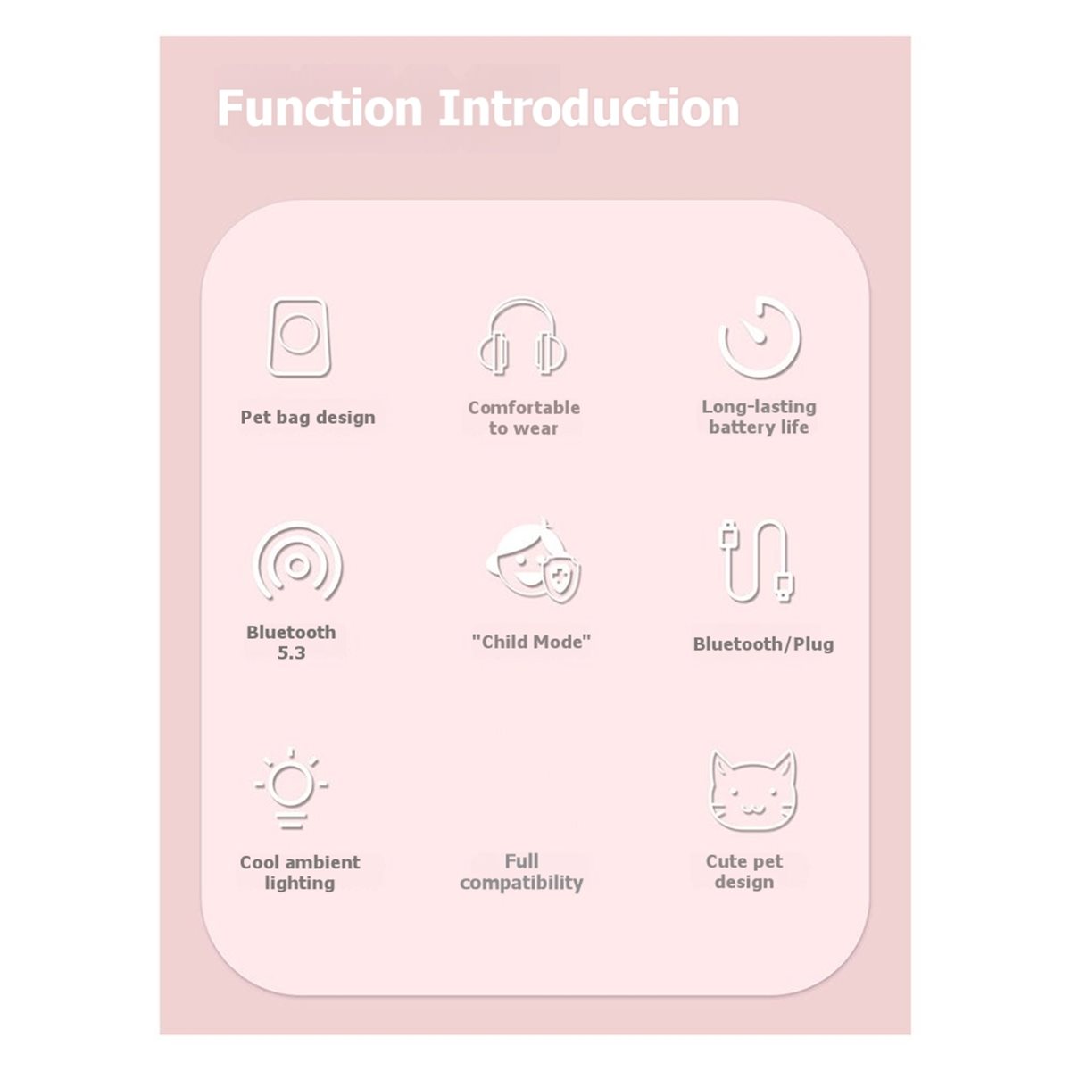 [PACK ECONÓMICO] Audífonos Ina - Cat Ear Bluetooth Headset Led reseña y precio