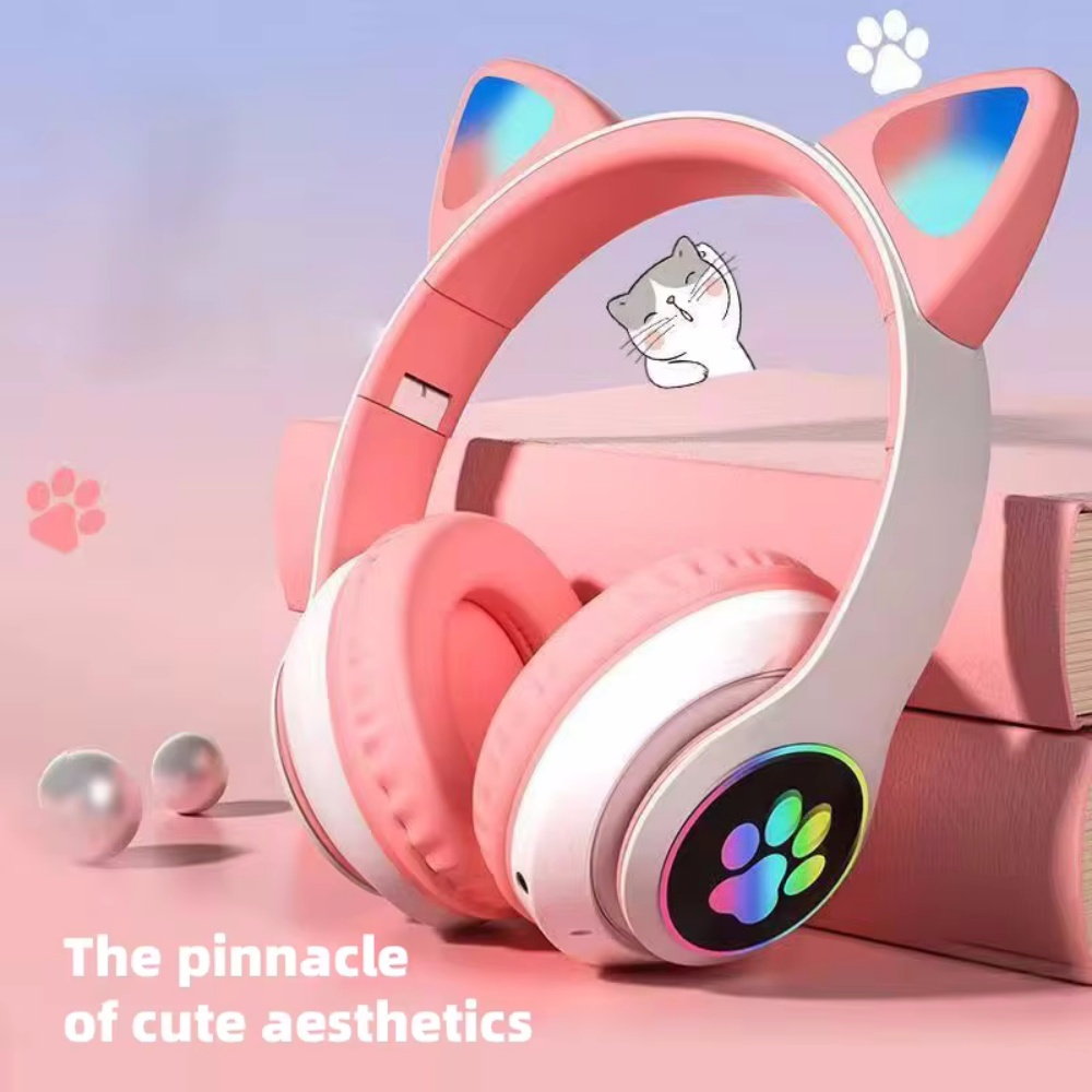 Auriculares compatibles con Bl - Cat Ear Bluetooth Headset Led reseña y precio