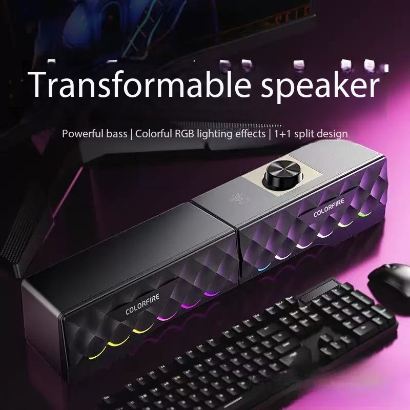 Calidad de sonido HIFI, altavo - Rgb Computer Soundbar For Pc reseña y precio