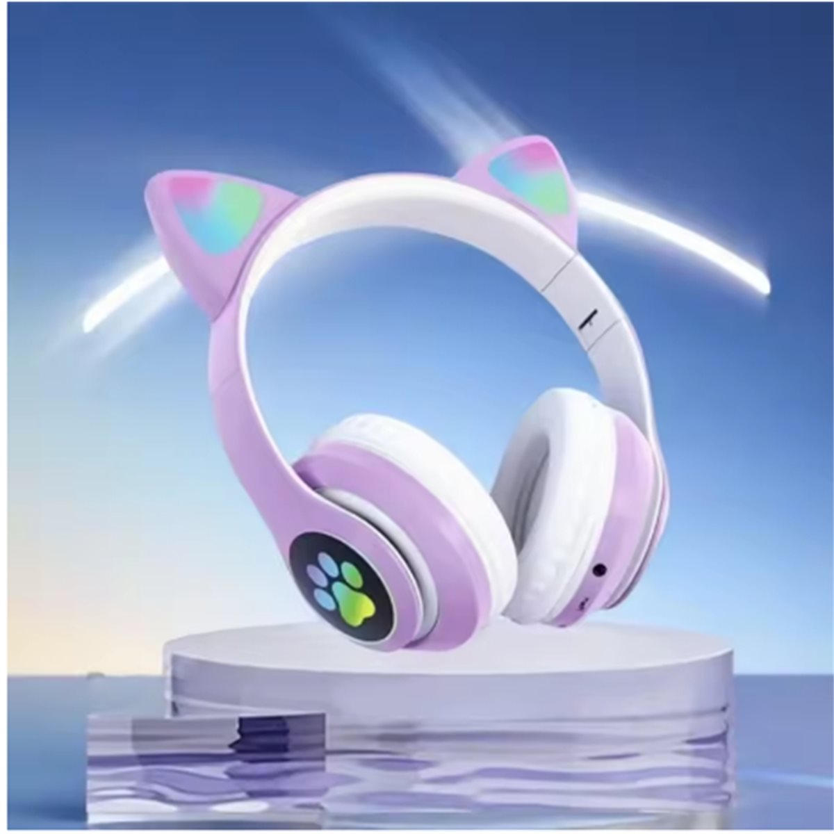 Auriculares Bluetooth DT90 con - Cat Ear Bluetooth Headset Led reseña y precio