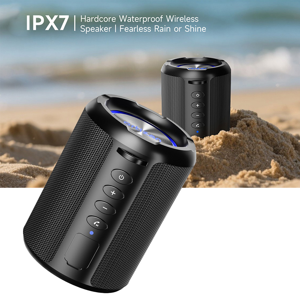 Altavoz Bluetooth inalámbrico  - Portable Bluetooth Speaker Waterproof Ipx7 reseña y precio