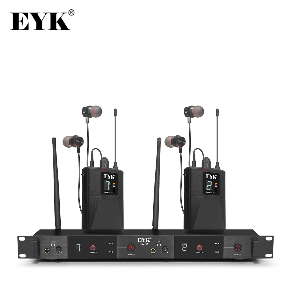 EYK IEM82 UHF sistema de Monit - In Ear Monitors For Singers reseña y precio
