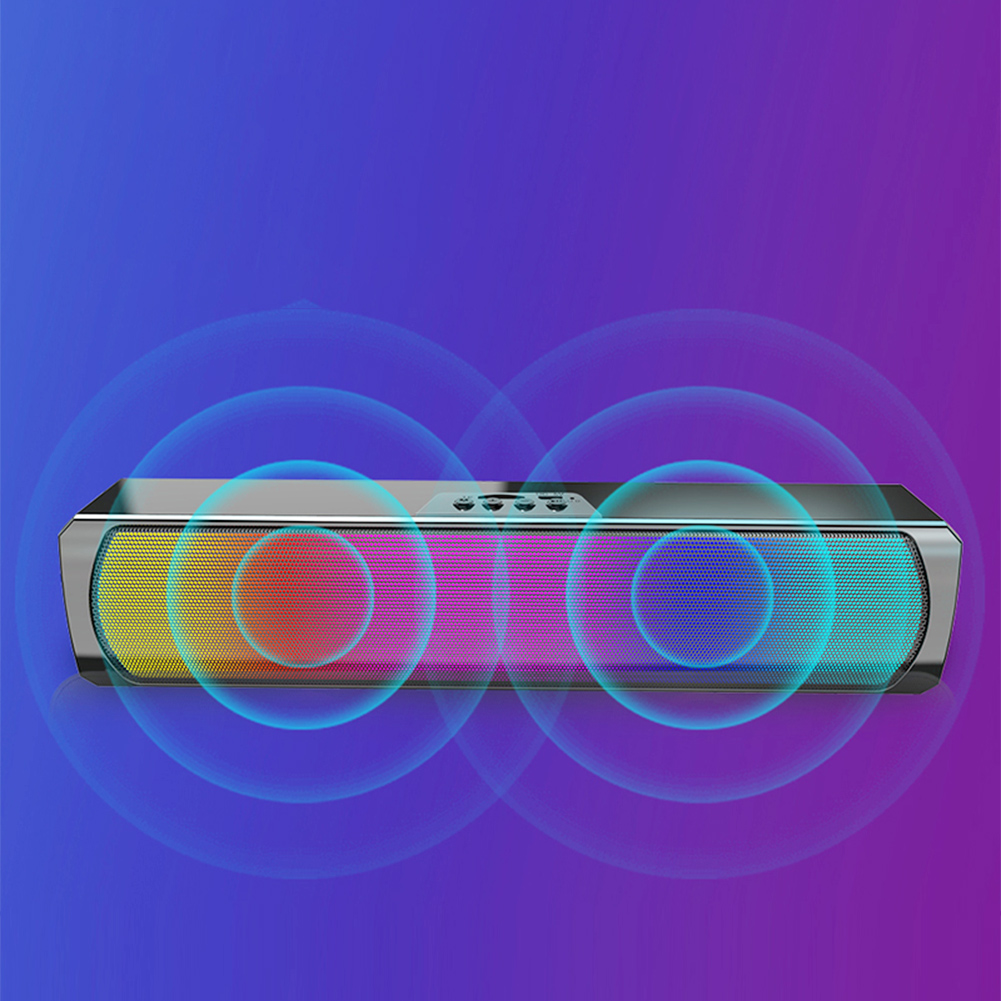 Barra de sonido portátil para  - Rgb Computer Soundbar For Pc reseña y precio