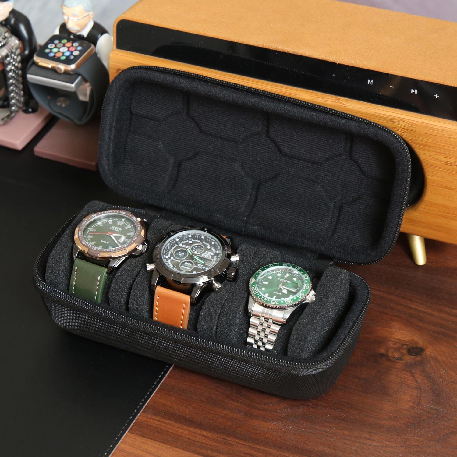 Organizador de caja de reloj p - Smartwatches reseña y precio