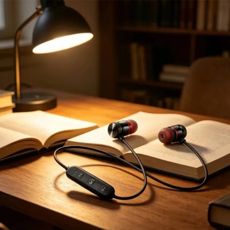 1/2/3/4 unidades de auriculare - Magnetic Neckband Sports Earphones reseña y precio