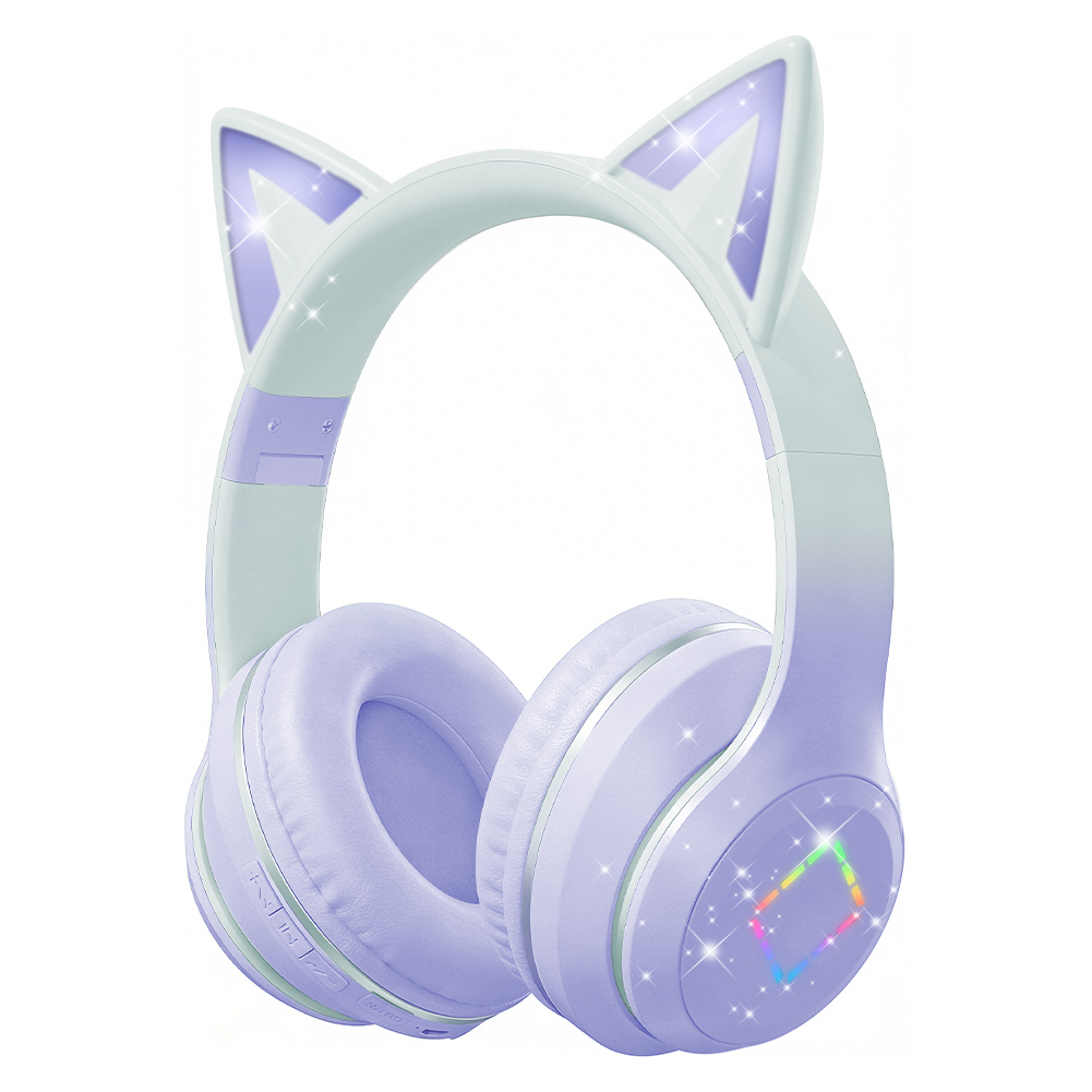 Preciosos auriculares inalámbr - Cat Ear Bluetooth Headset Led reseña y precio