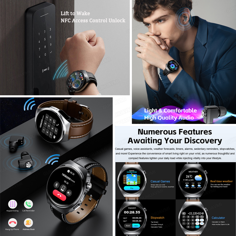 Para hombre mujer nuevo reloj  - Tws Earbuds Bluetooth 5.3 reseña y precio