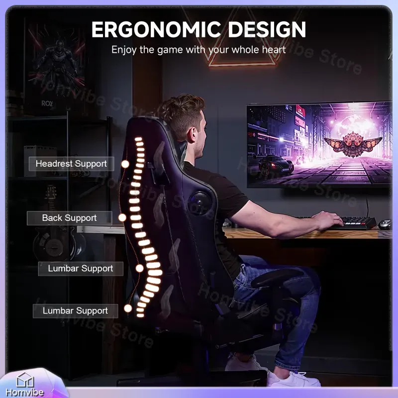 Silla de Juego Ergonómica con  - Speakers reseña y precio