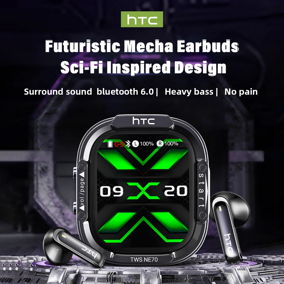 Audífonos Bluetooth V6.0 HTC N - Type C Wired Earphones With Mic reseña y precio
