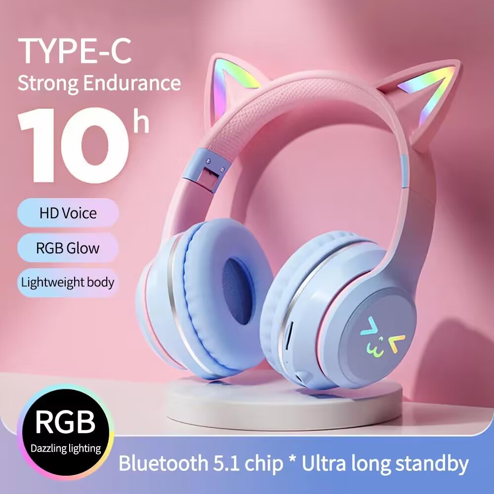 Auriculares inalámbricos con b - Gaming Headset With Mic Rgb reseña y precio