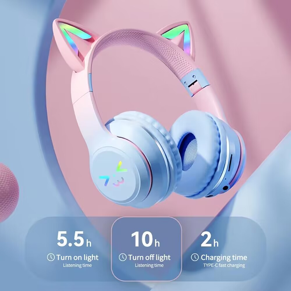 Auriculares inalámbricos con b - Gaming Headset With Mic Rgb reseña y precio