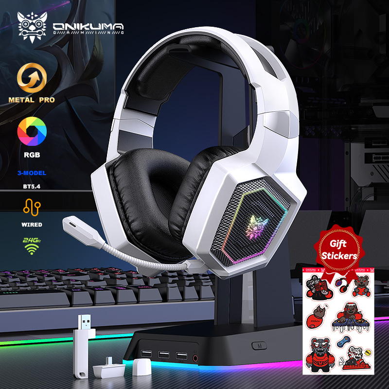 ONIKUMA 2,4 GHz auriculares in - Gaming Headset With Mic Rgb reseña y precio