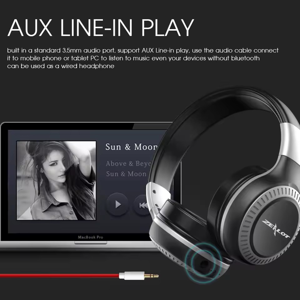 ZEALOT B19 Auriculares Bluetoo - Anc Wireless Over Ear Headphones reseña y precio