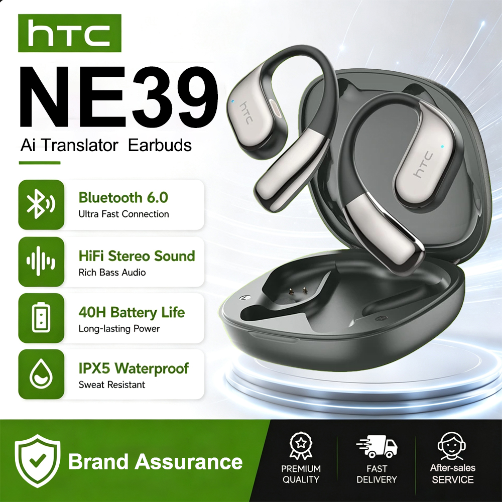 Auriculares HTC NE39 con Tradu - Open Ear Air Conduction Headphones reseña y precio