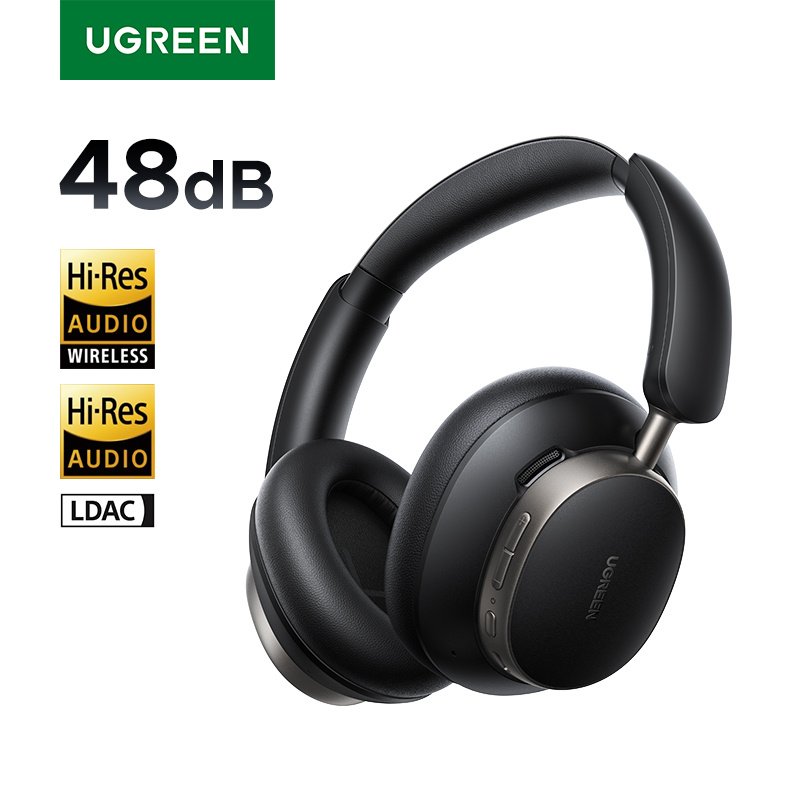 UGREEN Studio Pro 48dB ANC aur - Anc Wireless Over Ear Headphones reseña y precio