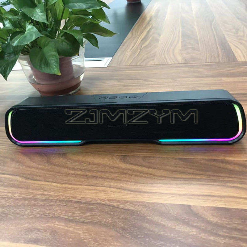 Altavoz Bluetooth con Luces RG - Rgb Computer Soundbar For Pc reseña y precio